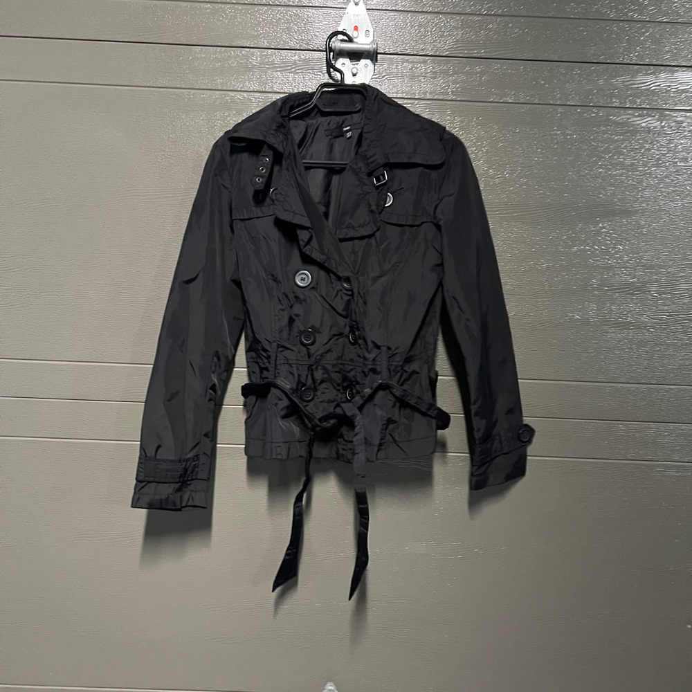 Women's Black Trench Coat